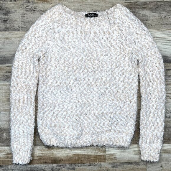 Buffalo David Bitton Comfy Chunky Fuzzy Sweater Size Small - Picture 1 of 6